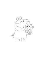 Peppa Pig kleurplaat 43